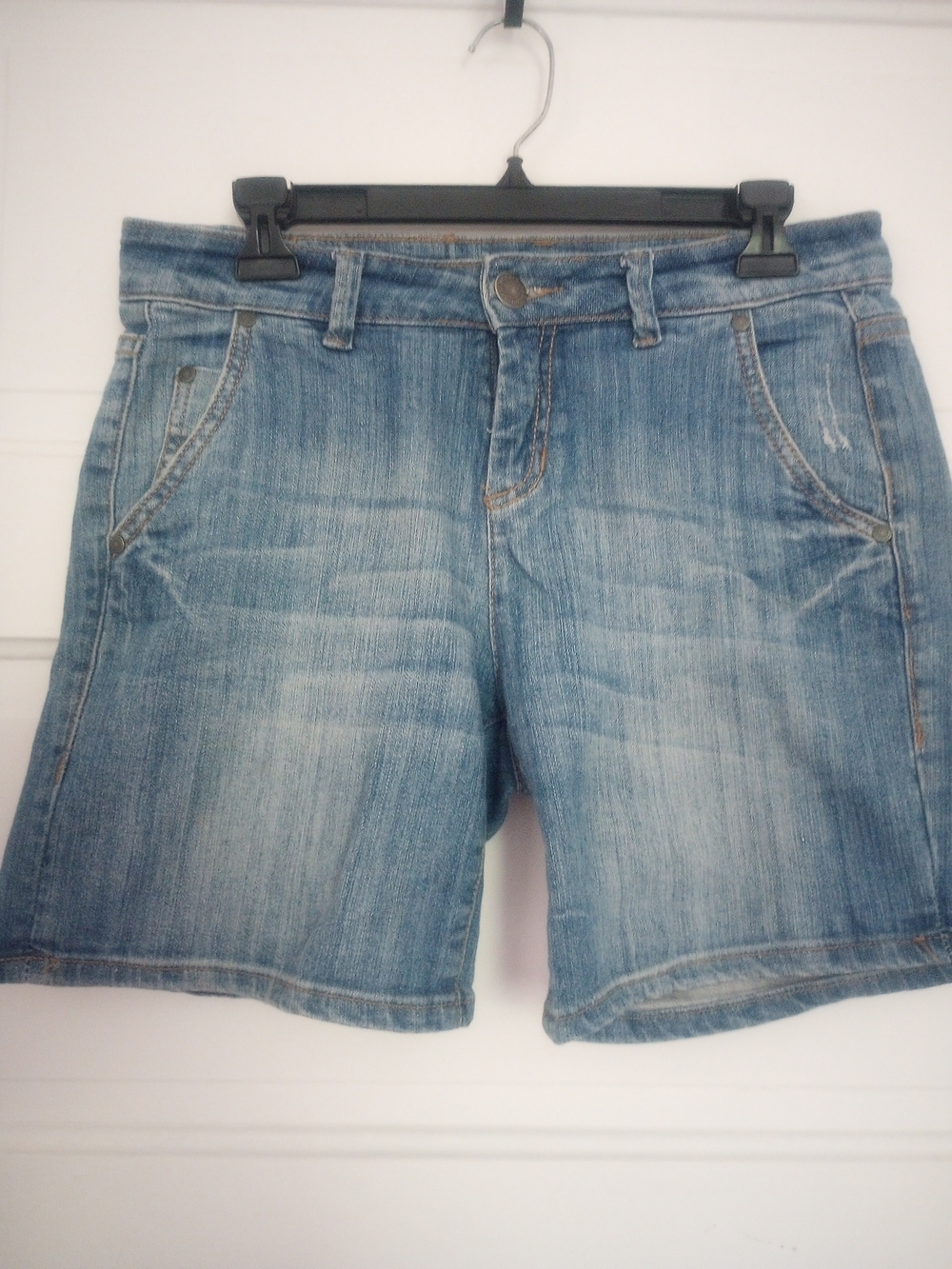 Ruff Hewn Light Blue Denim Jean Shorts